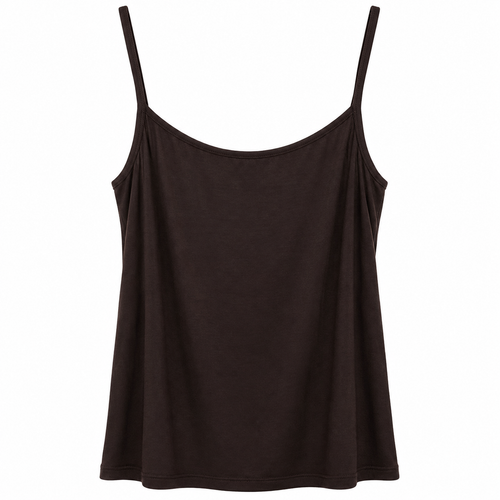 Basic Top με Λεπτές Τιράντες Plus Size