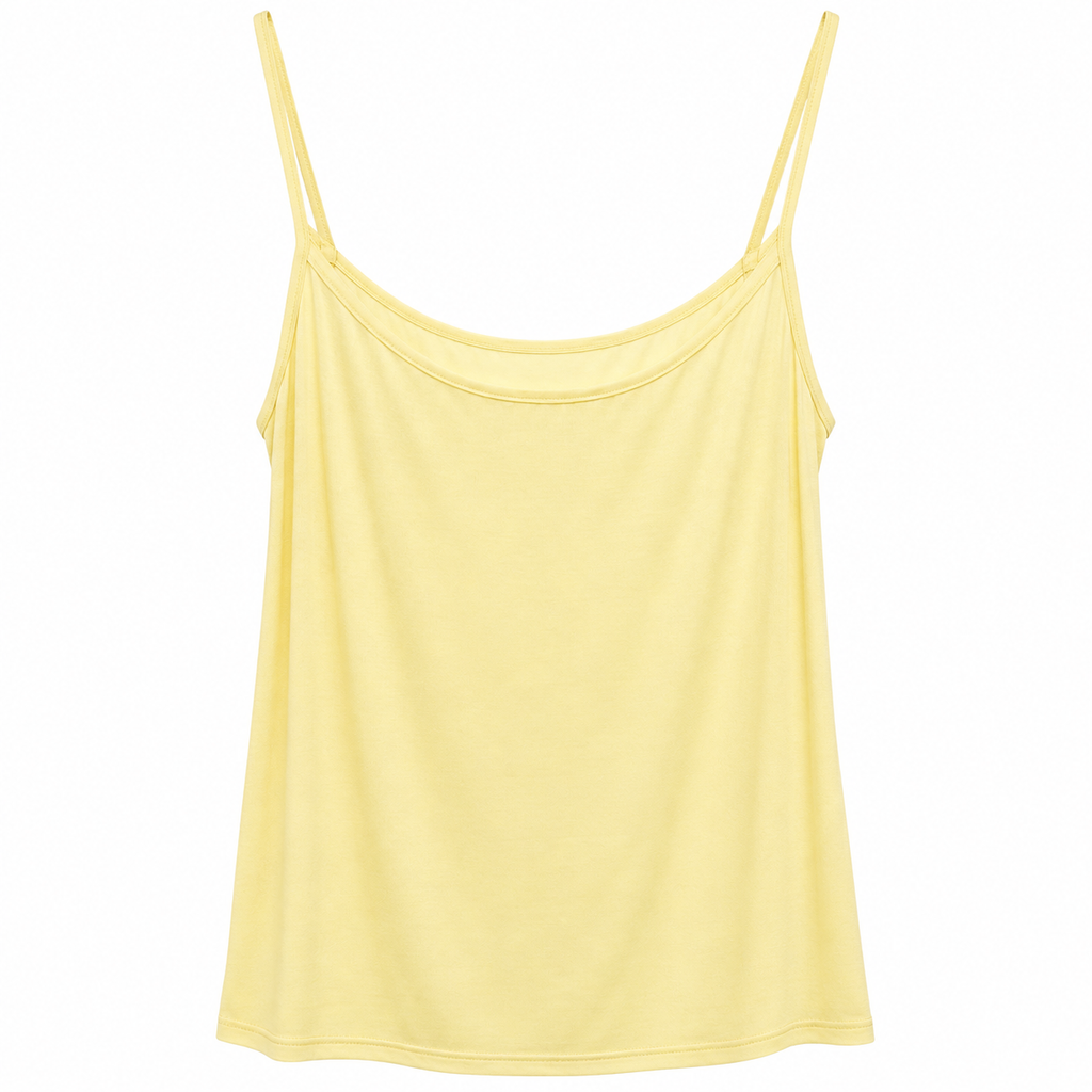 Basic Top με Λεπτές Τιράντες Plus Size