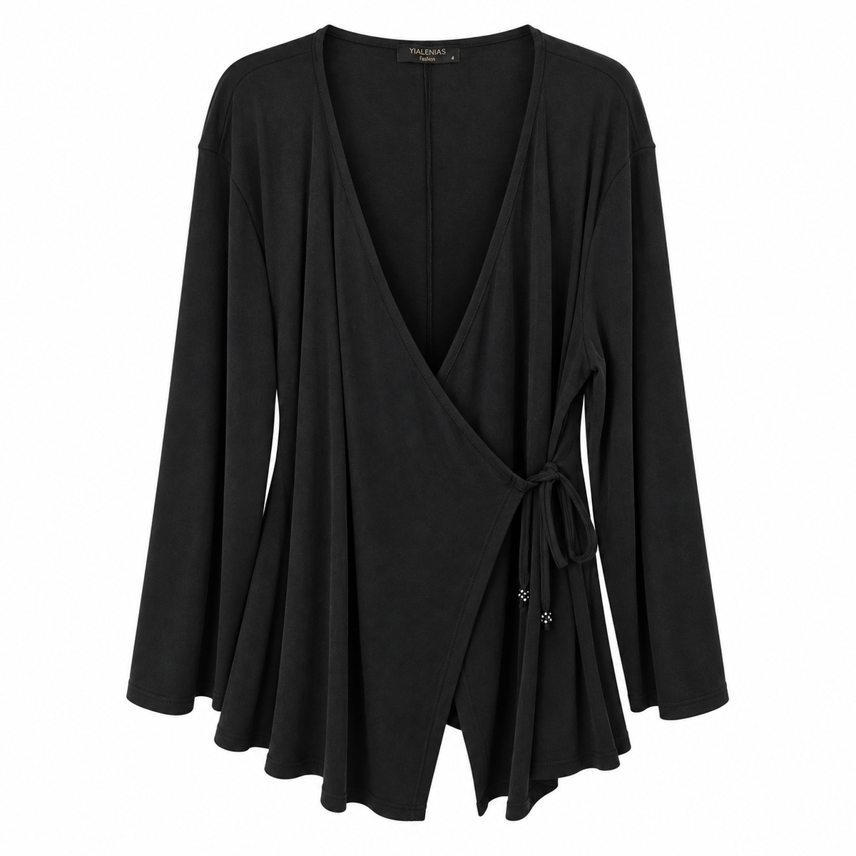 Σετ Κρουαζέ Μπλούζα και Wide Leg Παντελόνι Plus Size