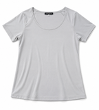Basic Κοντομάνικη Μπλούζα Plus Size
