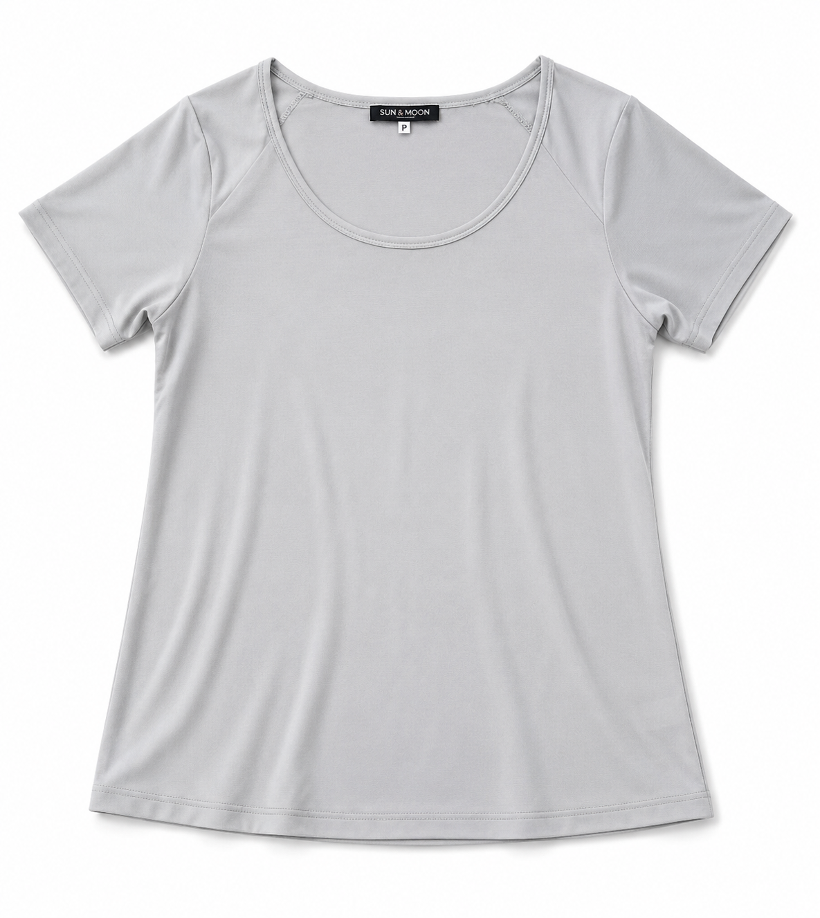 Basic Κοντομάνικη Μπλούζα Plus Size