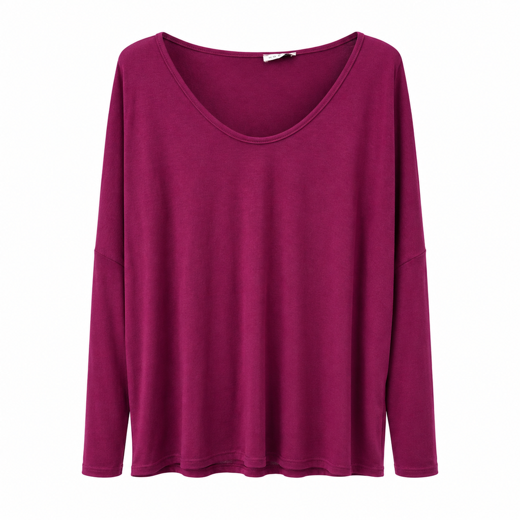 Oversized Μακρυμάνικο Top Plus Size