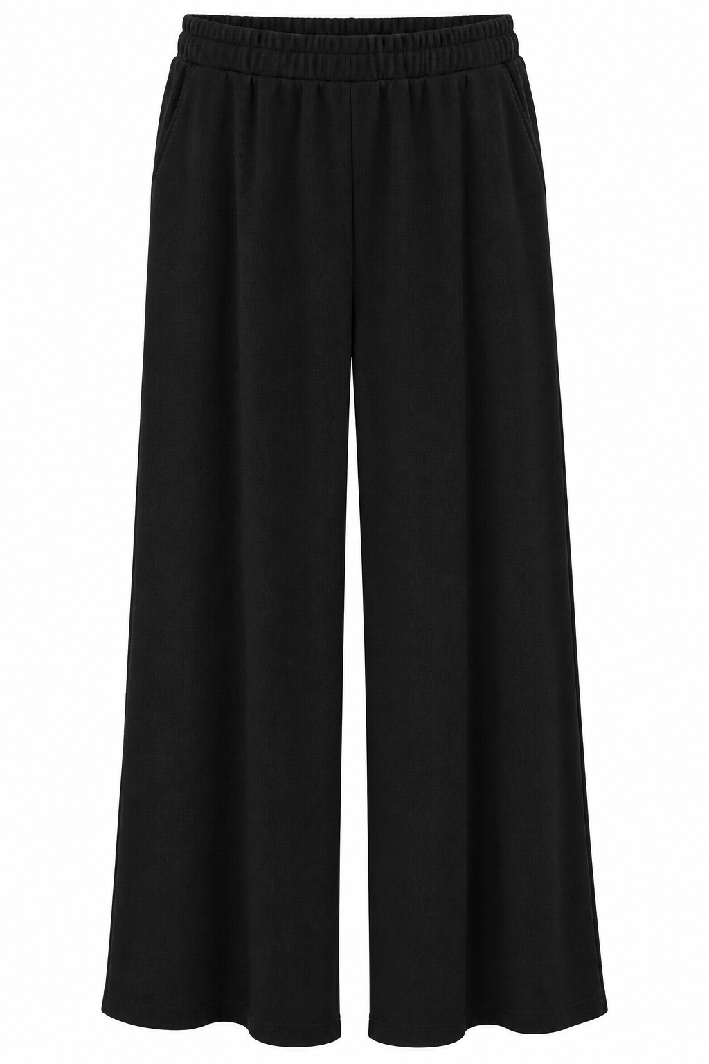 Γυναικεία Wide Leg Παντελόνα με Ελαστική Μέση