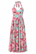 Maxi Floral Φόρεμα Halter