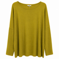 Basic Oversized Μακρυμάνικο Top Plus Size