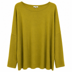 Basic Oversized Μακρυμάνικο Top Plus Size