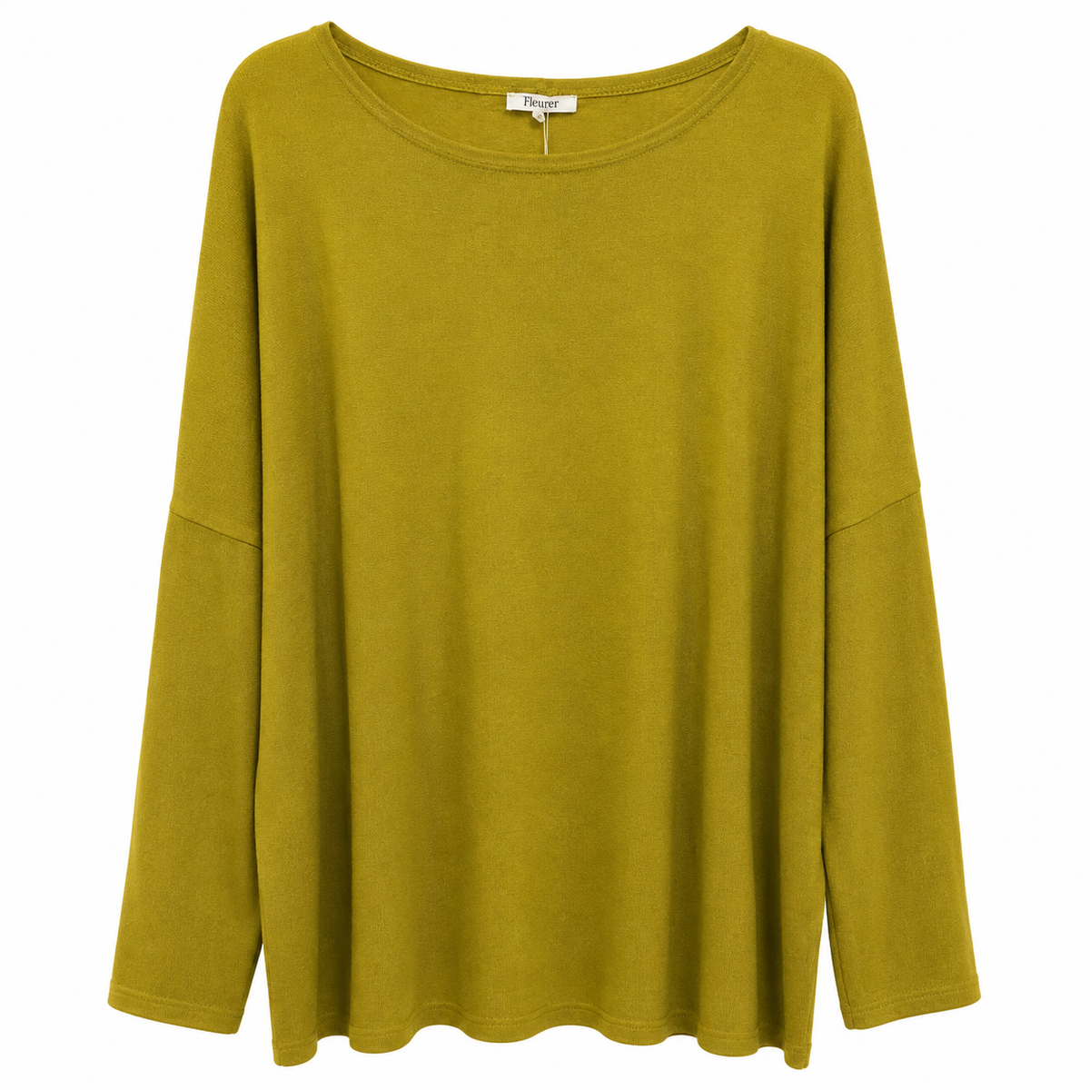 Basic Oversized Μακρυμάνικο Top Plus Size