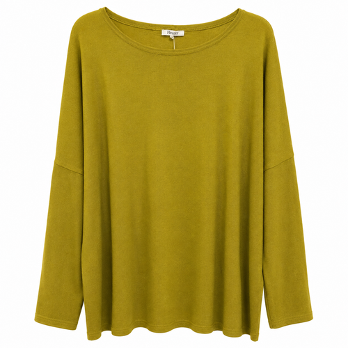 Basic Oversized Μακρυμάνικο Top Plus Size
