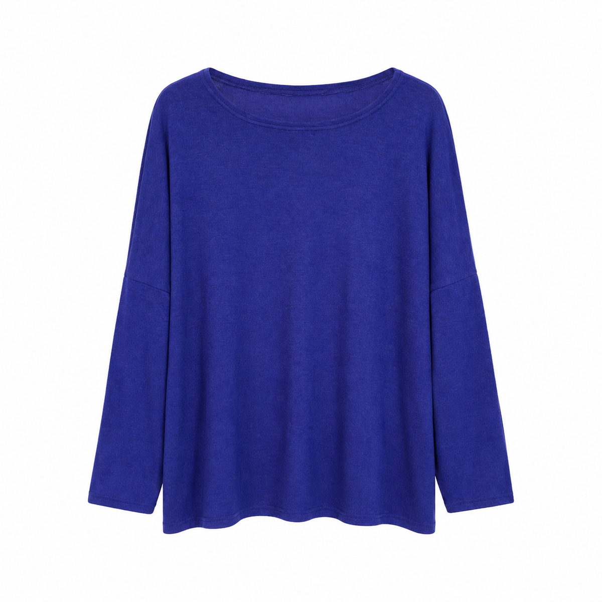 Basic Oversized Μακρυμάνικο Top Plus Size