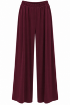 Σετ Κρουαζέ Μπλούζα και Wide Leg Παντελόνι Plus Size