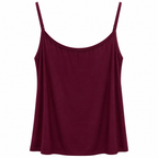 Basic Top με Λεπτές Τιράντες Plus Size