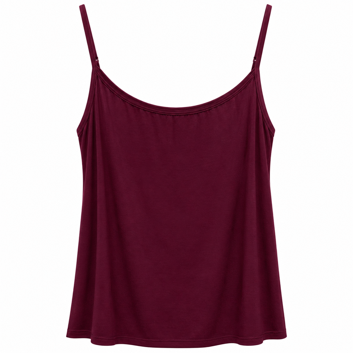 Basic Top με Λεπτές Τιράντες Plus Size