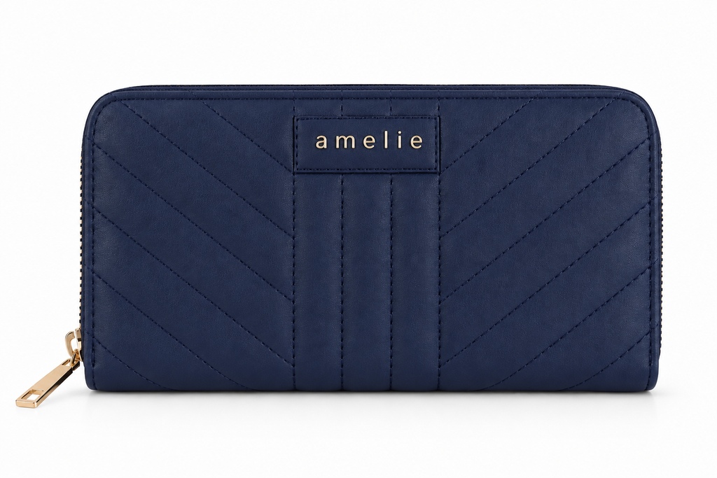 Quilted Zip Around Πορτοφόλι Amelie