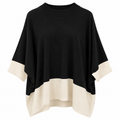 Γυναικεία Oversize Μπλούζα Color Block Plus Size