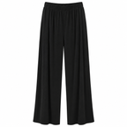 Σετ Κρουαζέ Μπλούζα και Wide Leg Παντελόνι Plus Size