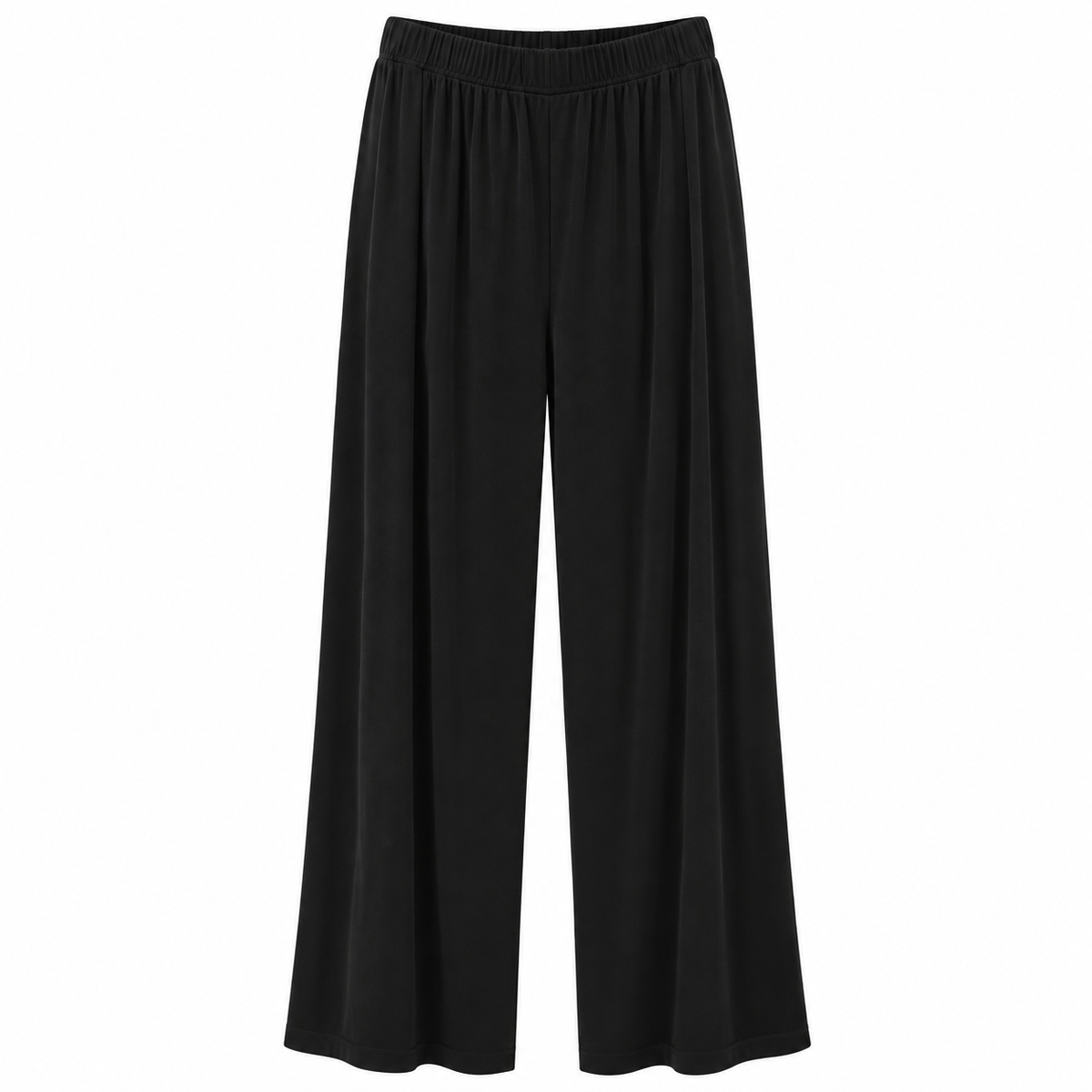 Σετ Κρουαζέ Μπλούζα και Wide Leg Παντελόνι Plus Size