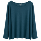 Basic Oversized Μακρυμάνικο Top Plus Size