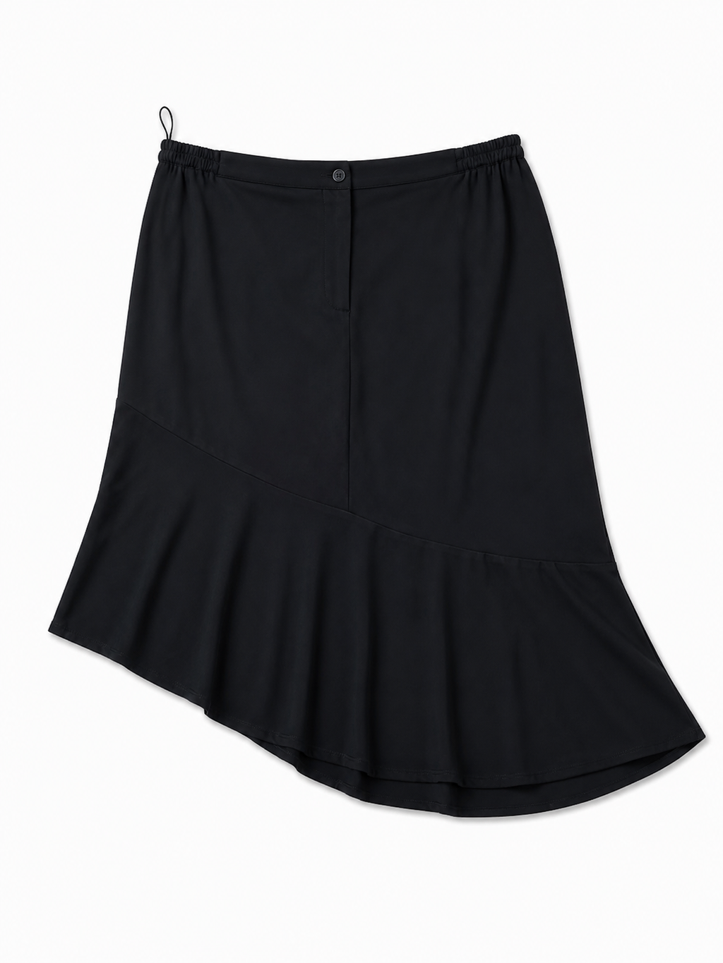 Ασύμμετρη Midi Φούστα Plus Size