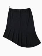 Ασύμμετρη Midi Φούστα Plus Size
