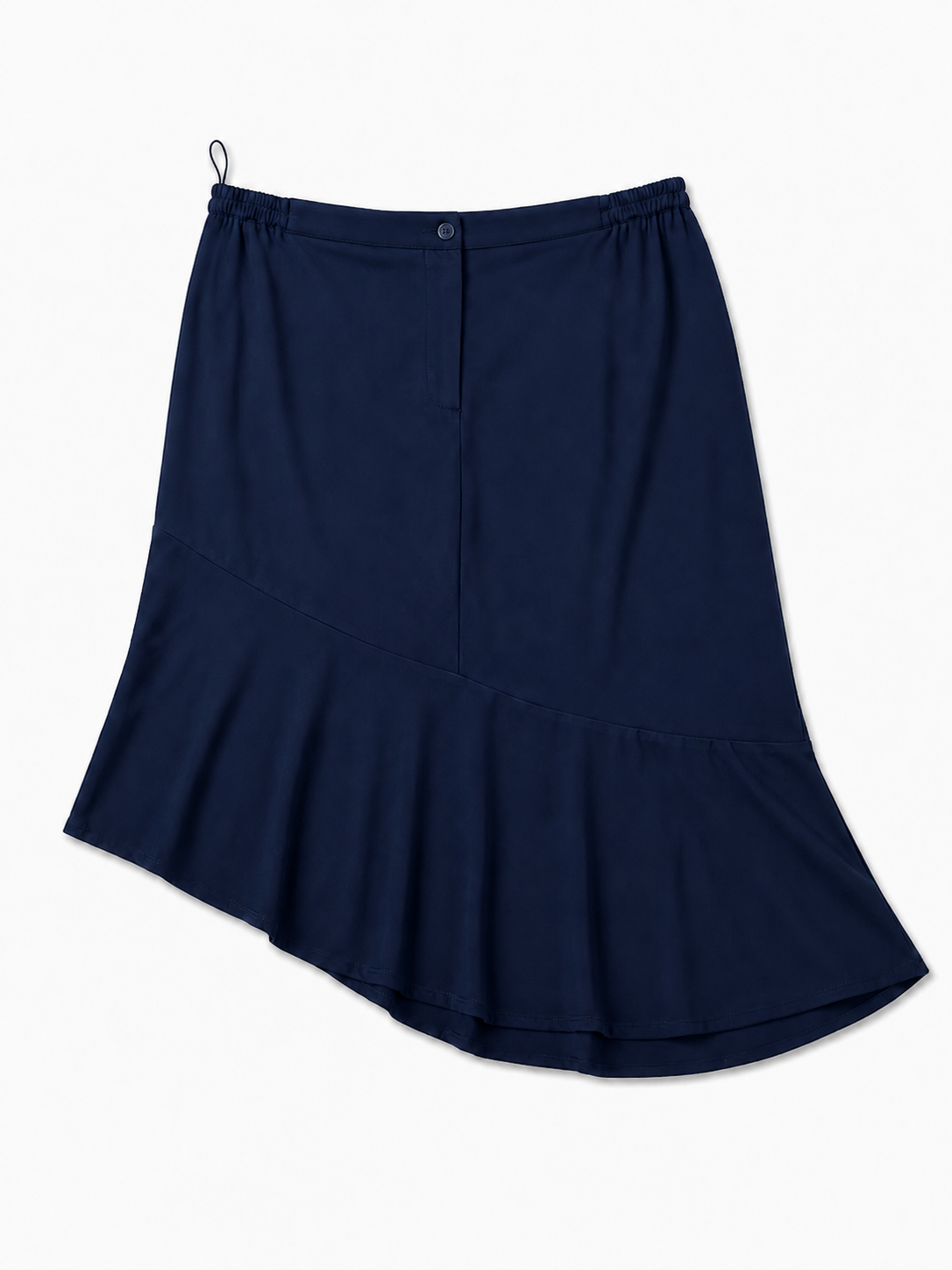 Ασύμμετρη Midi Φούστα Plus Size