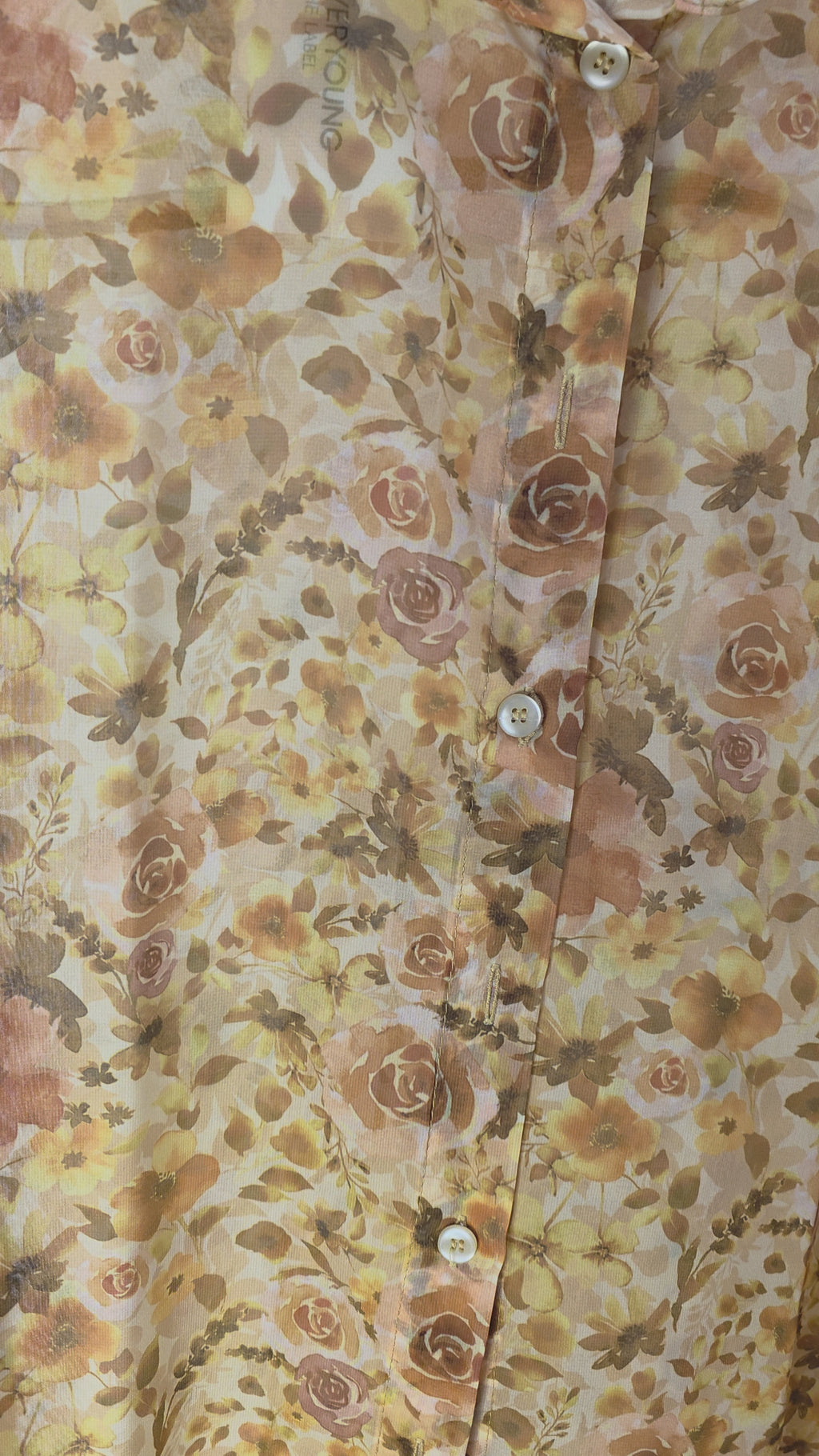 Πουκάμισο με φιόγκο σε ζεστό floral print