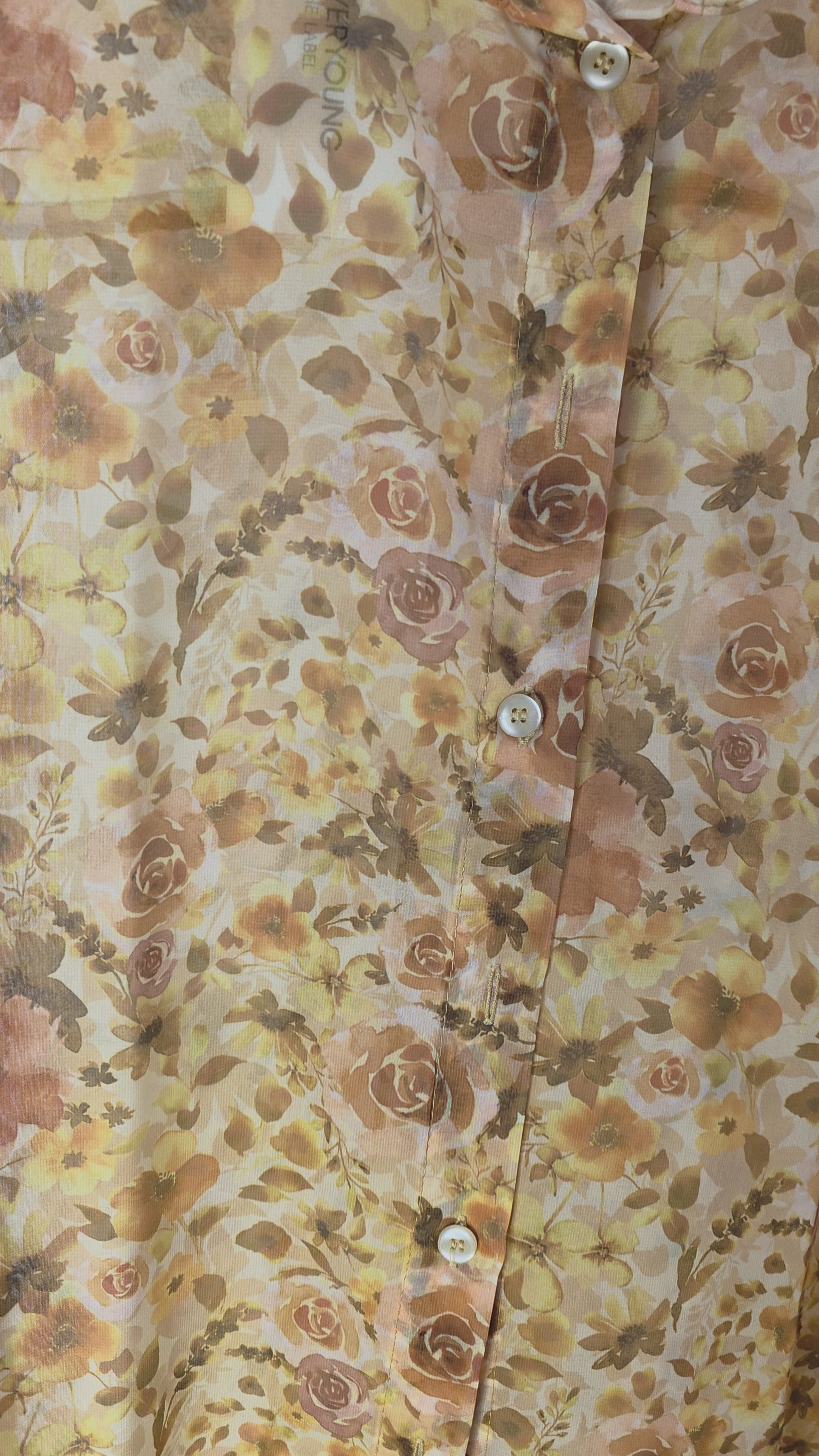 Πουκάμισο με φιόγκο σε ζεστό floral print