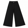 Μαύρο Wide Leg Jeans