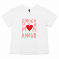 Κοντομάνικη Μπλούζα Bonjour Mon Amour