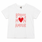 Κοντομάνικη Μπλούζα Bonjour Mon Amour