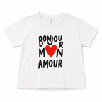 Κοντομάνικη Μπλούζα Bonjour Mon Amour