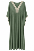 Maxi Καφτάνι με Δαντέλα Plus Size