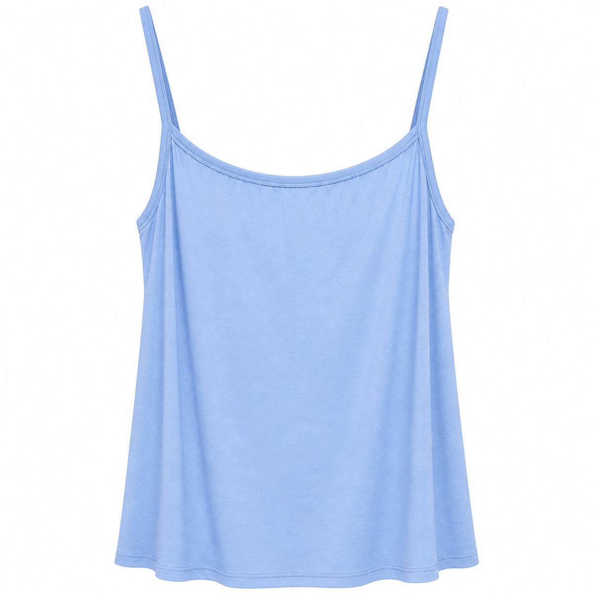 Basic Top με Λεπτές Τιράντες Plus Size
