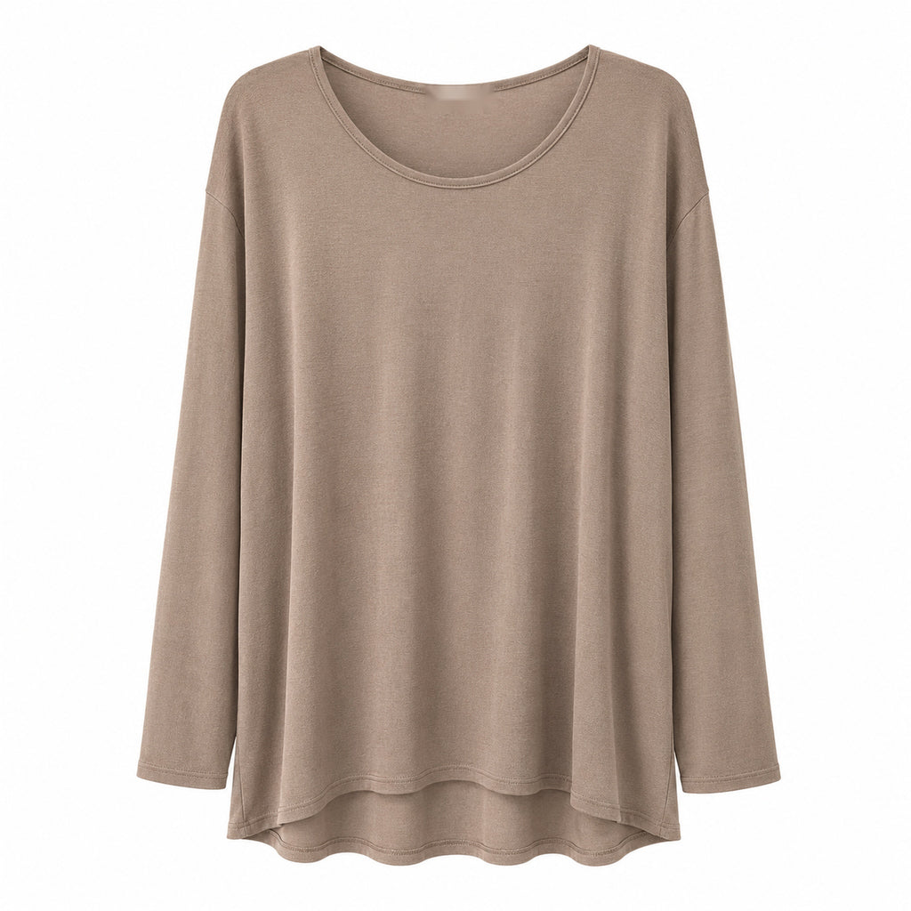 Oversized Μακρυμάνικο Top Plus Size