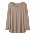 Oversized Μακρυμάνικο Top Plus Size