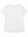 Basic Μπλούζα με V Λαιμόκοψη Plus Size
