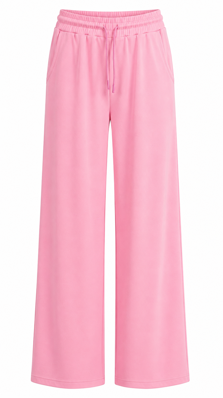 Σετ Basic T-Shirt και Wide Leg Παντελόνα
