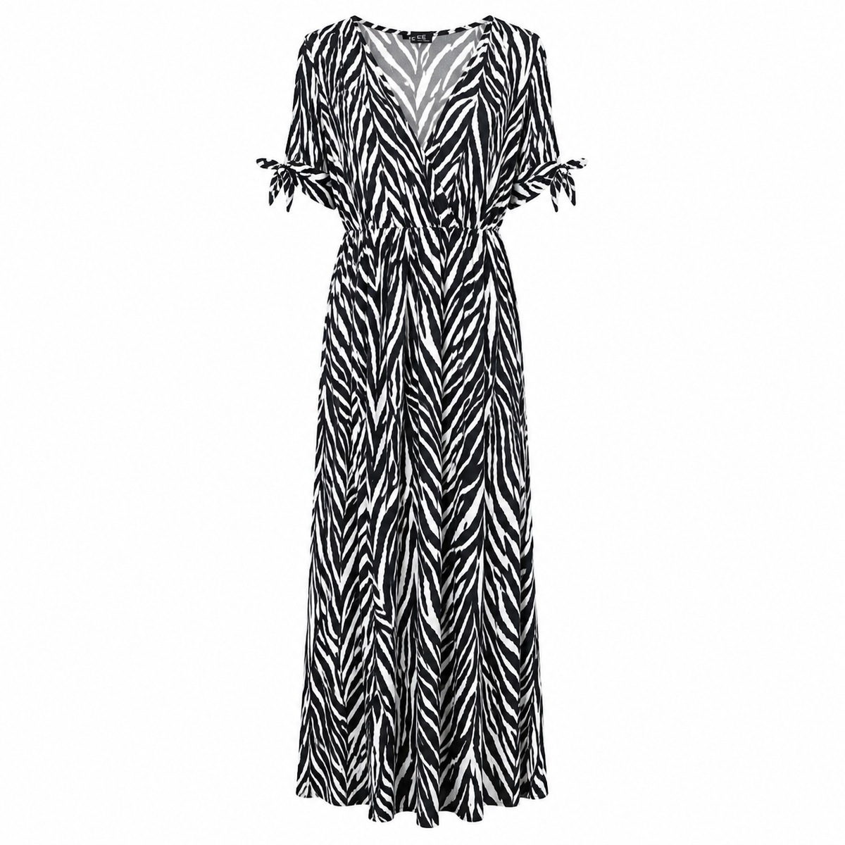Zebra Maxi Φόρεμα Plus Size
