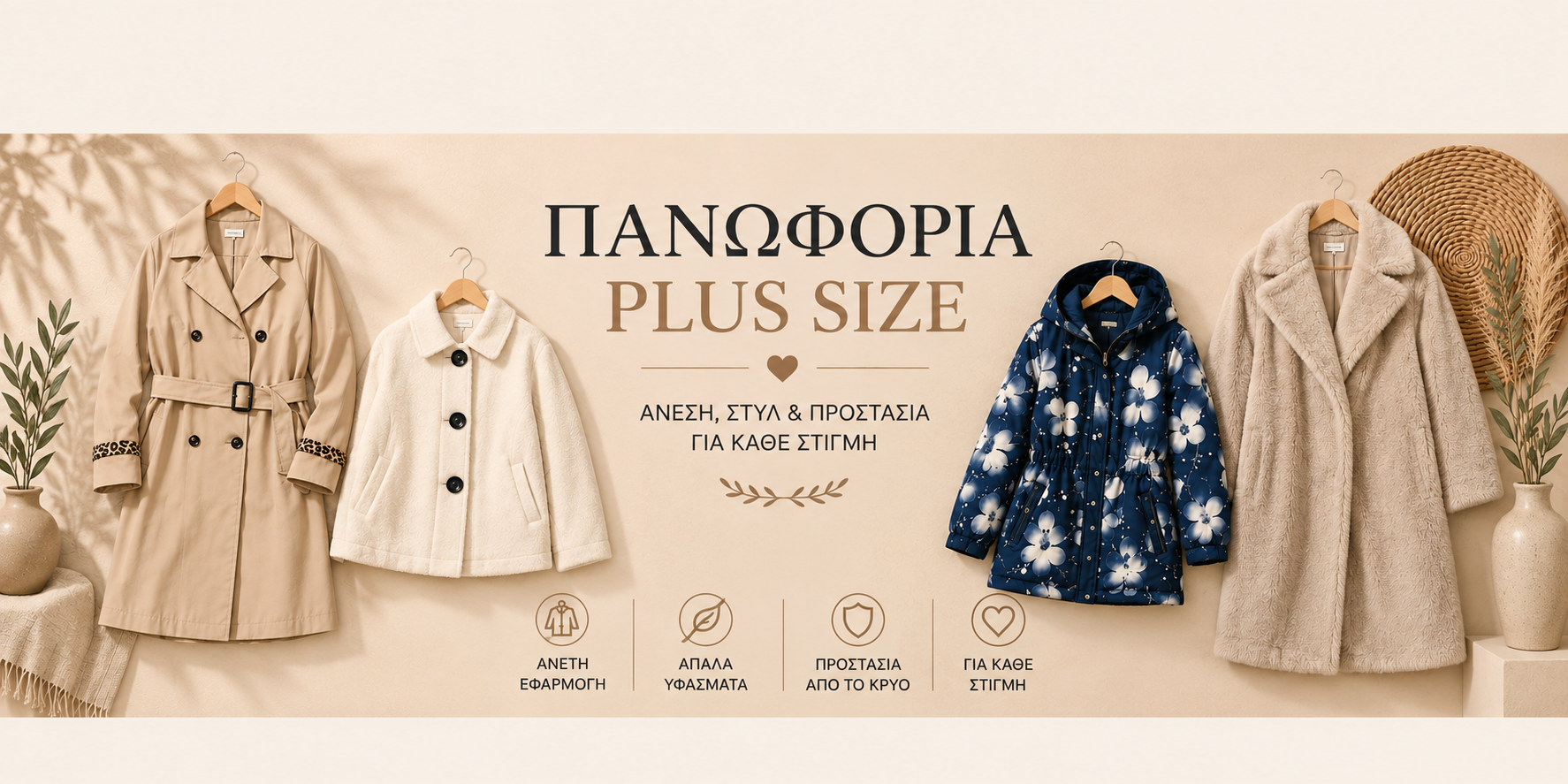 Πανωφόρια Plus Size Diva Mode