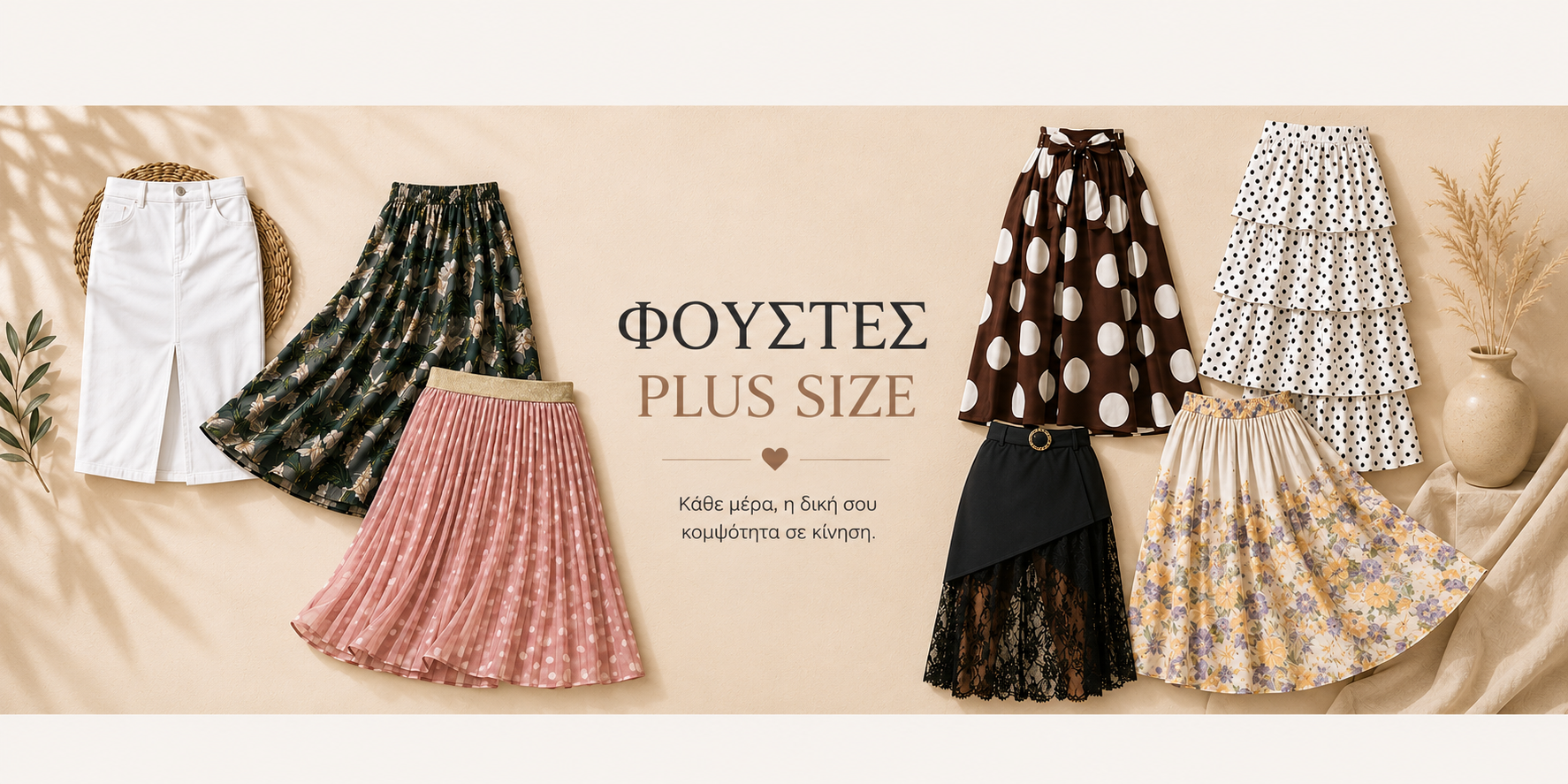 Φούστες Plus Size Diva Mode